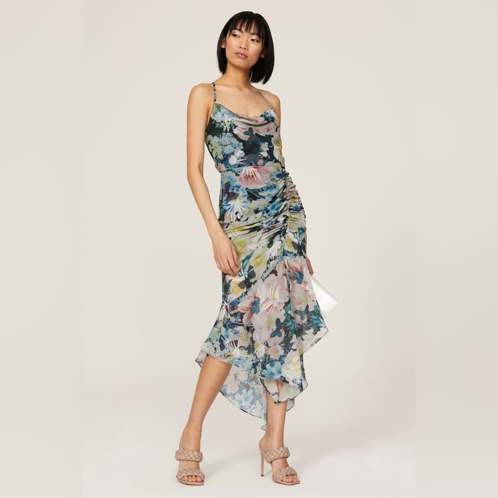 Sau Lee Freida Dress size 4 blue